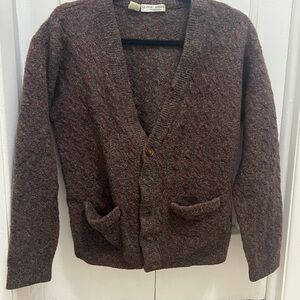 🚨($40for Live Show only!) Wool Blend Giorgio Armani Brown Men's Sweater